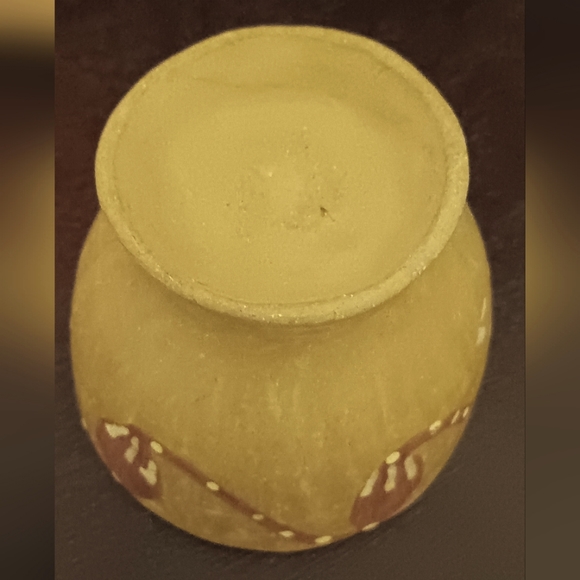 Australian Aboriginal Earthenware Cup & Saucer Handmade Natural Clay Primitive - Picture 5 of 6